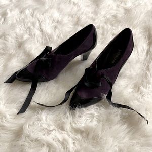 Liz Claiborne Purple Suede Heels